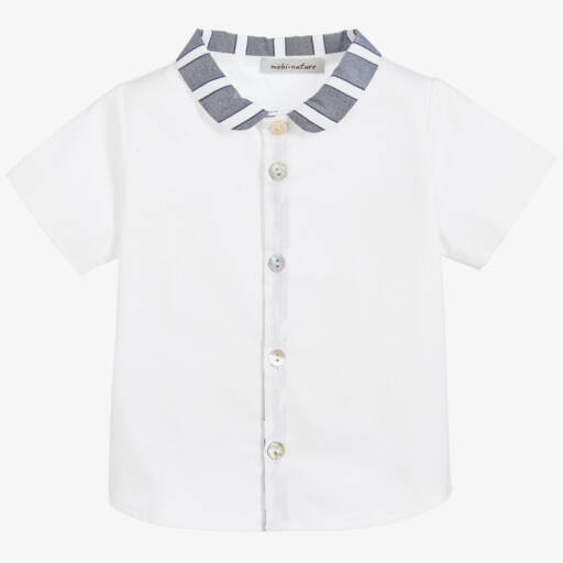 Mebi-Baby Girls White Blouse | Childrensalon Outlet