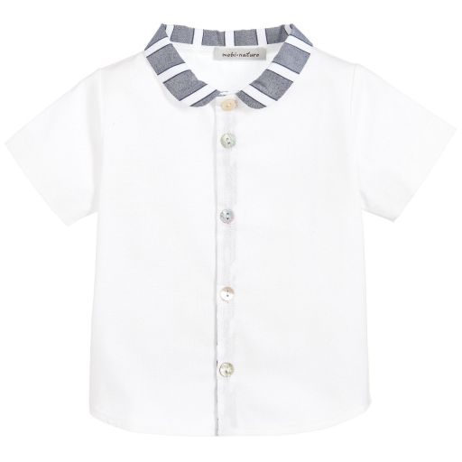 Mebi-Baby Girls White Blouse | Childrensalon Outlet