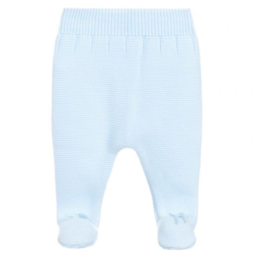 Mebi-Blue Knitted Trousers | Childrensalon Outlet