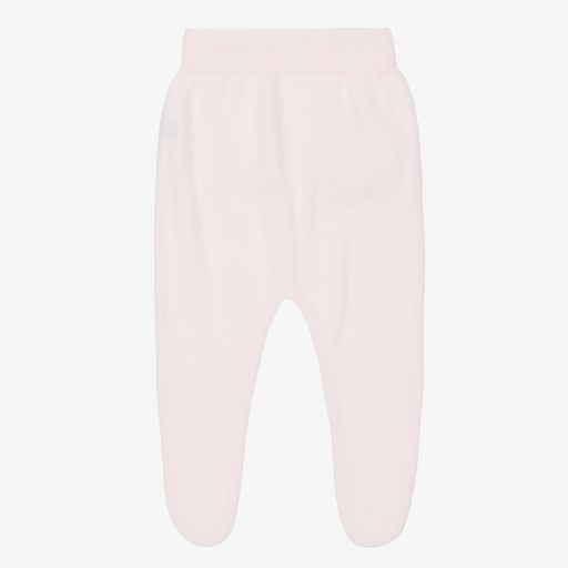 Mebi-Pink Knitted Baby Trousers | Childrensalon Outlet