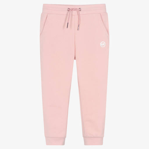 Michael Kors Kids-جوغرز قطن جيرسي لون زهري للبنات | Childrensalon Outlet