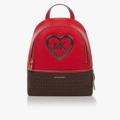Michael Kors Kids-Girls Red Backpack (29cm) | Childrensalon Outlet