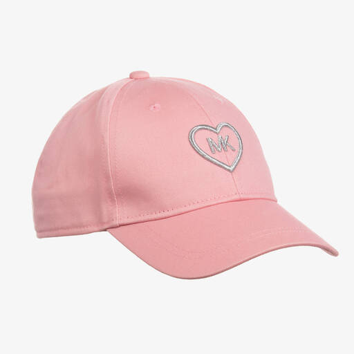 Michael Kors Kids-Teen Girls Pink Cotton Logo Cap | Childrensalon Outlet