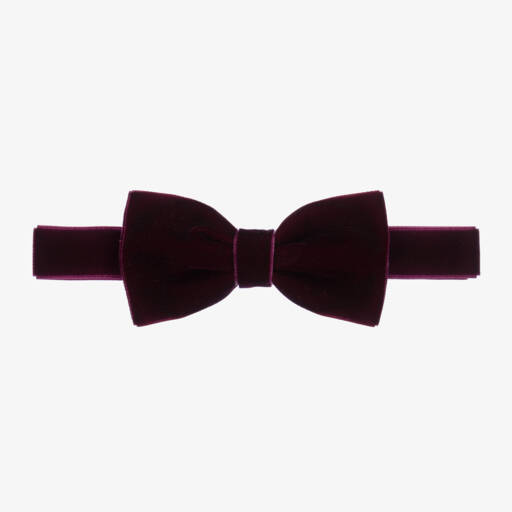 Milledeux-Фиолетовый бархатный галстук-бабочка (10см) | Childrensalon Outlet