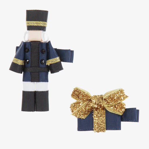 Milledeux-Nutcracker Hair Clips (2 pack) | Childrensalon Outlet