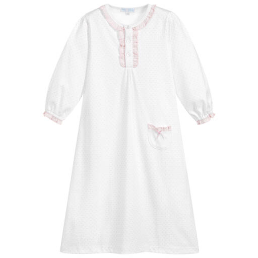 Mini-la-Mode-Girls Pima Cotton Nightdress | Childrensalon Outlet