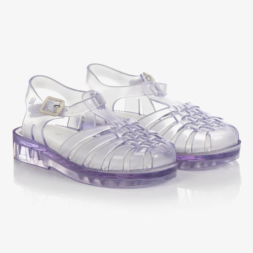 Mini Melissa-Chaussures en plastique transparent | Childrensalon Outlet