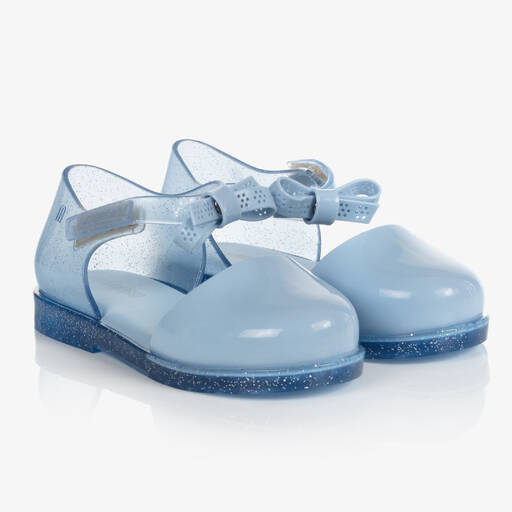 Mini Melissa-حذاء جيلي لون أزرق للبنات | Childrensalon Outlet