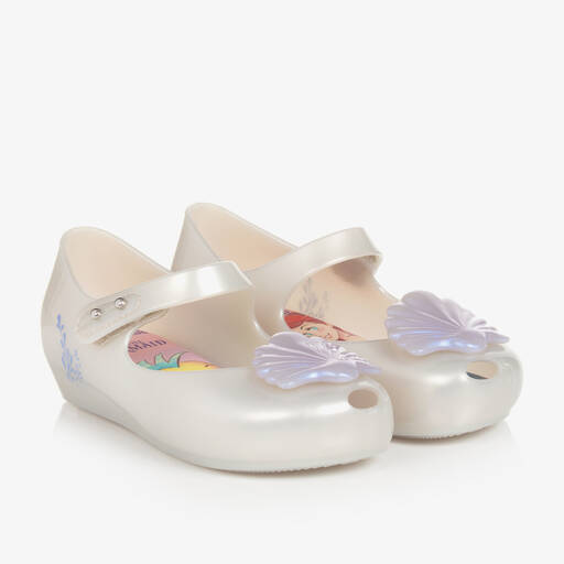 Mini Melissa-Disney Gelee-Ballerinas Elfenbein | Childrensalon Outlet