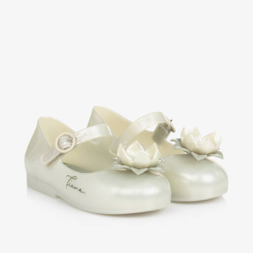 Mini Melissa-حذاء جيلي ديزني لون أخضر للبنات | Childrensalon Outlet