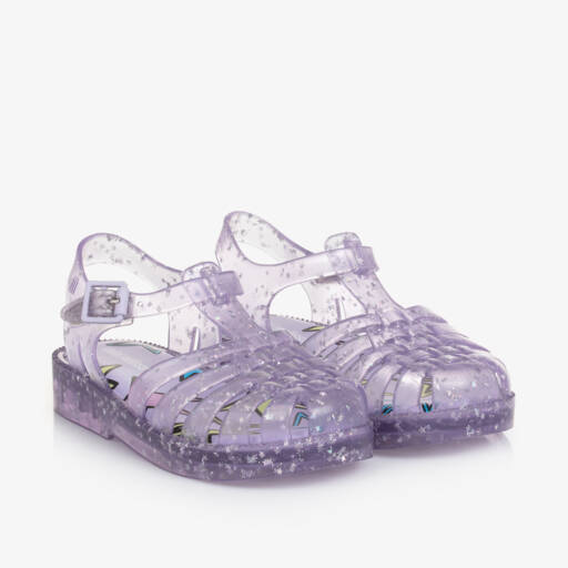 Mini Melissa-صندل جيلي لون بنفسجي للبنات | Childrensalon Outlet