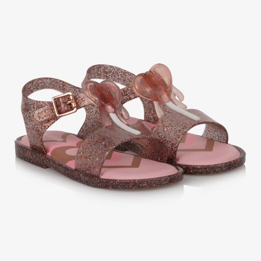 Mini Melissa-Sandales roses en plastique Fille | Childrensalon Outlet