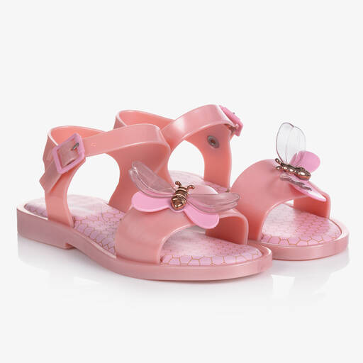 Mini Melissa-صندل جيلي لون زهري للبنات | Childrensalon Outlet