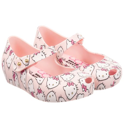 Mini Melissa-Pink Hello Kitty Jelly Shoes | Childrensalon Outlet