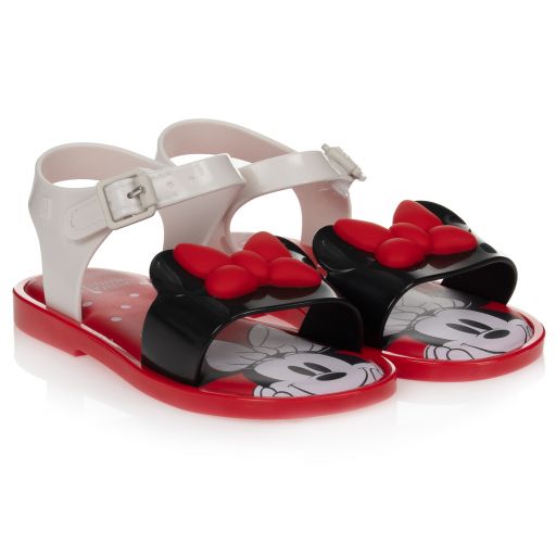 Mini Melissa-Red Disney Jelly Sandals | Childrensalon Outlet