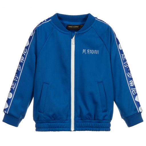 Mini Rodini-Blue Tracksuit Jacket | Childrensalon Outlet