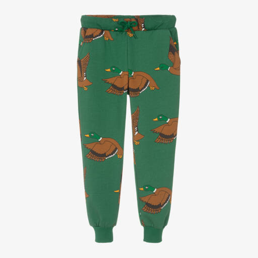 Mini Rodini-Boys Green Duck Pattern Joggers | Childrensalon Outlet