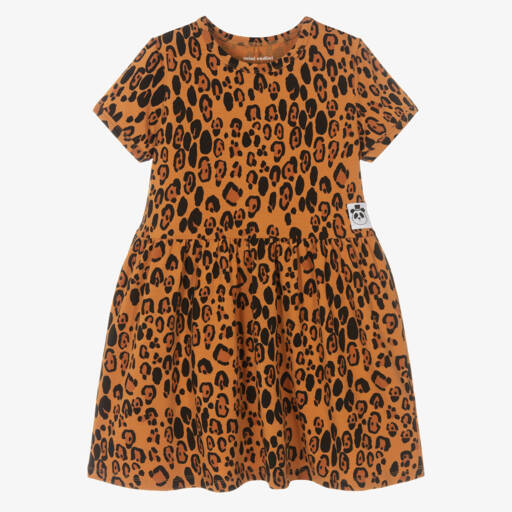 Mini Rodini-فستان بيج للبنات بنقشة النمر البري | Childrensalon Outlet