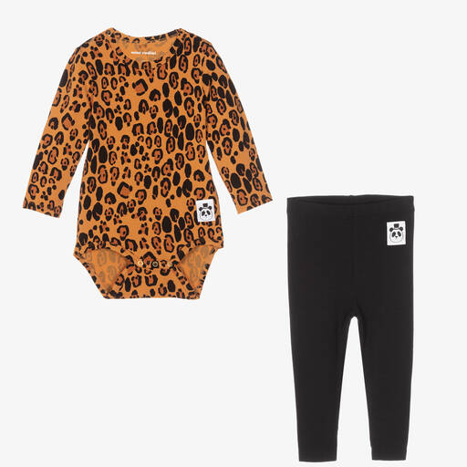 Mini Rodini-Girls Bodyvest & Leggings Set | Childrensalon Outlet