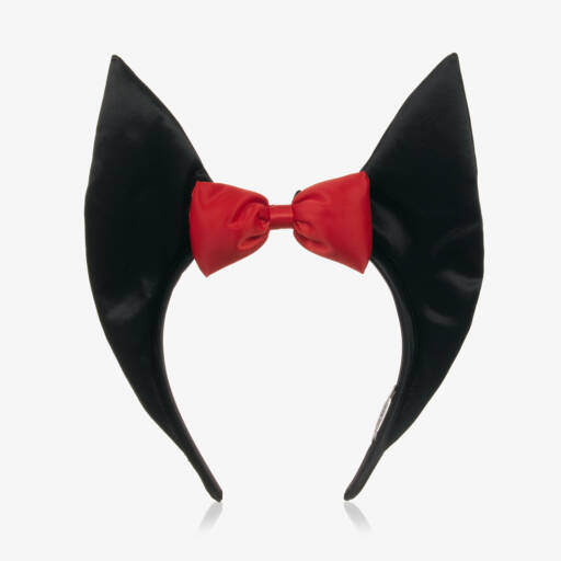Mini Rodini-Girls Midnight Bat Ears Headband | Childrensalon Outlet