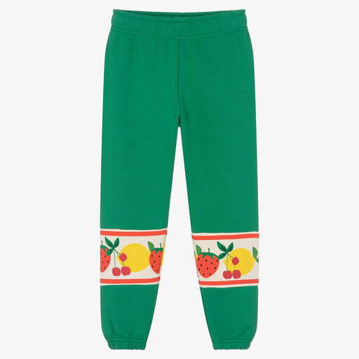 Mini Rodini-Green Organic Cotton Fruit Joggers | Childrensalon Outlet