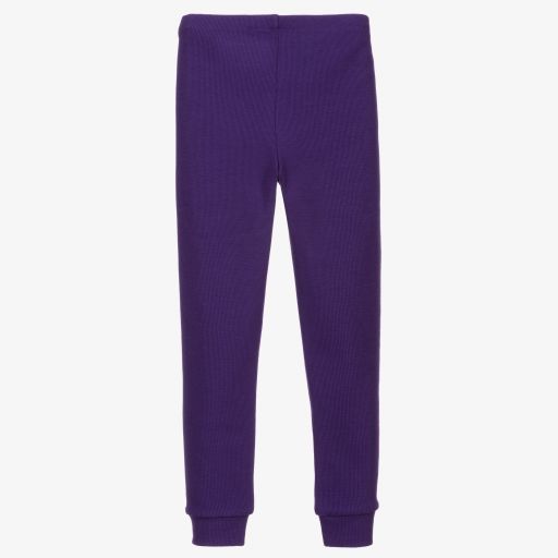 Mini Rodini-Legging violet en coton biologique | Childrensalon Outlet