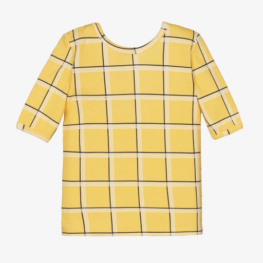 Mini Rodini-Gelbes T-Shirt aus Biobaumwolle | Childrensalon Outlet