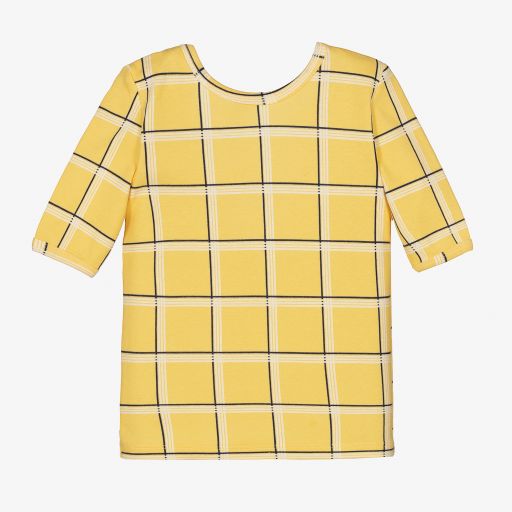 Mini Rodini-Yellow Organic Cotton T-Shirt | Childrensalon Outlet