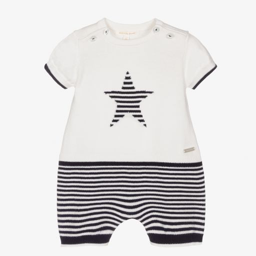 Mintini Baby-Baby Boys Cotton Knit Shortie | Childrensalon Outlet