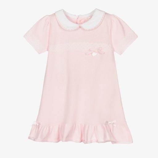 Mintini Baby-Baby Girls Pink Knit Dress Set | Childrensalon Outlet