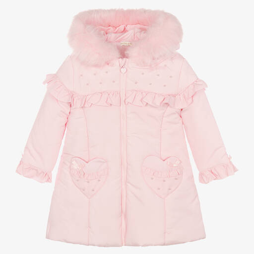 Mintini Baby-Girls Pink Padded Coat | Childrensalon Outlet