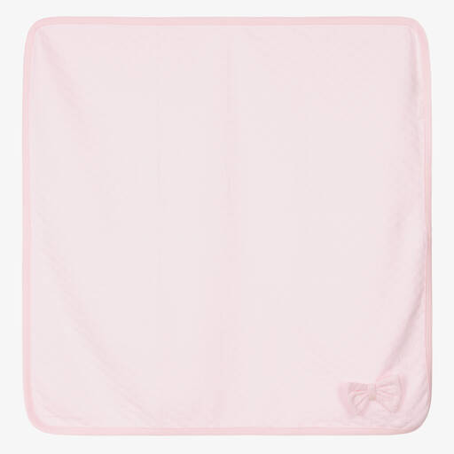 Mintini Baby-Pink Jersey Blanket (77cm) | Childrensalon Outlet