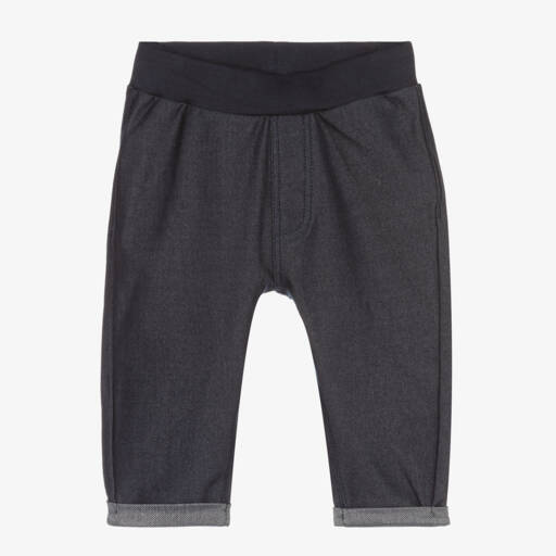 Minymo-Boys Denim-Look Cotton Trousers | Childrensalon Outlet