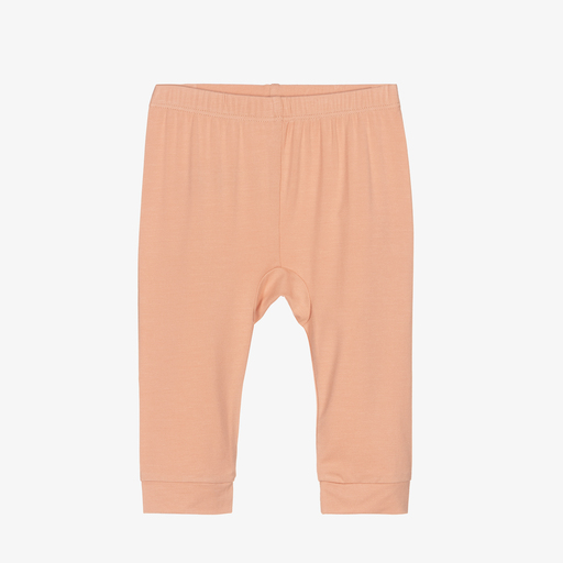 Minymo-Pink Bamboo Baby Leggings | Childrensalon Outlet