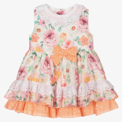 Miranda-Geblümtes Babykleid-Set (M) | Childrensalon Outlet