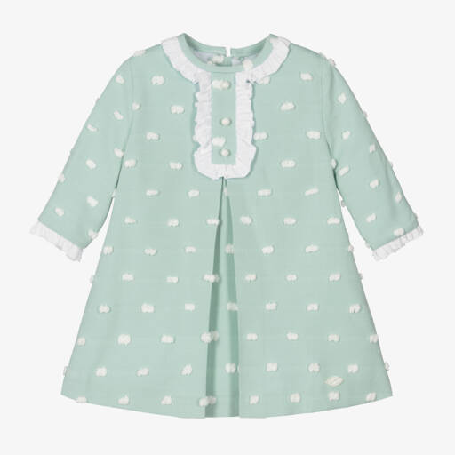 Miranda-فستان منقط لون أخضر | Childrensalon Outlet