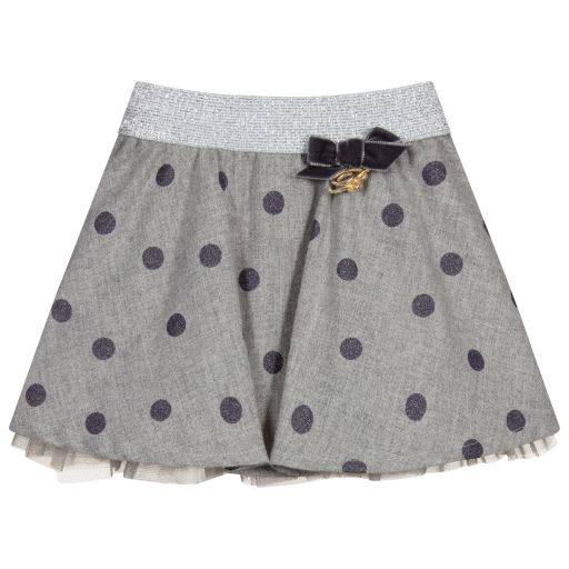 Miss Blumarine-Baby Girls Grey Skirt | Childrensalon Outlet
