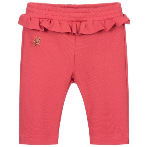 Miss Blumarine-Pink Jersey Baby Leggings | Childrensalon Outlet
