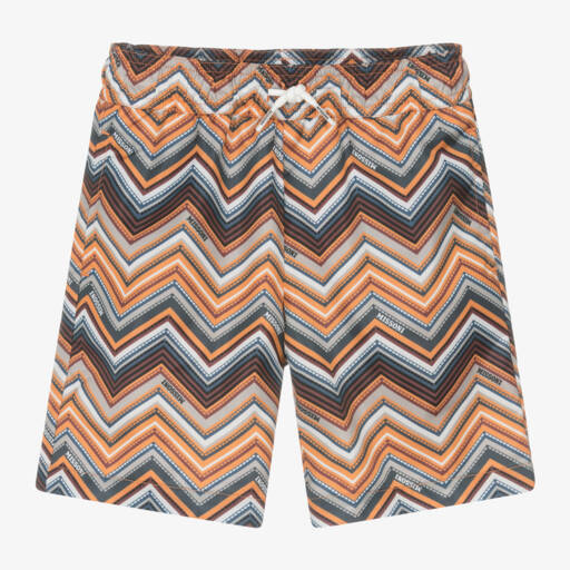Missoni-Boys Warm-Toned Zigzag Trunks | Childrensalon Outlet