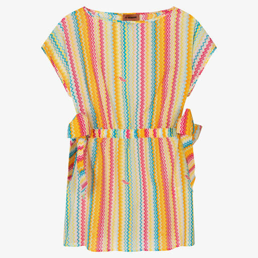 Missoni-Teen Girls Multicolour Zigzag Beach Dress | Childrensalon Outlet