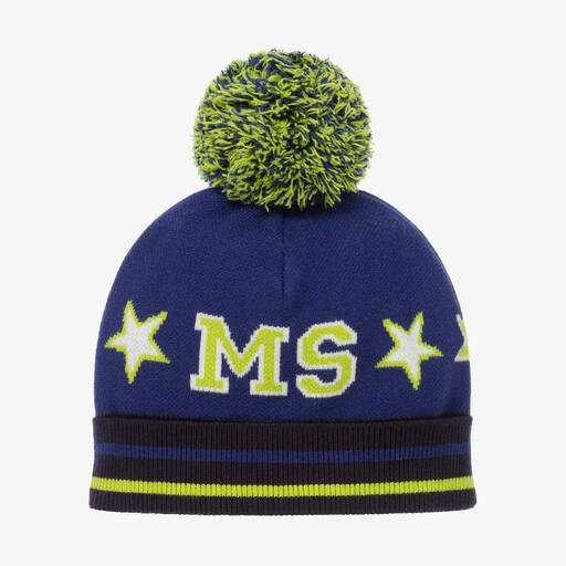 Mitch & Son-Casquette bleue verte garçon | Childrensalon Outlet