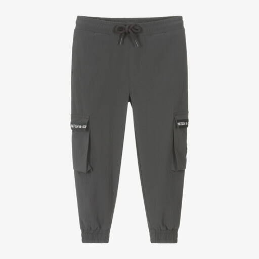 Mitch & Son-Boys Cargo-Style Dark Joggers | Childrensalon Outlet