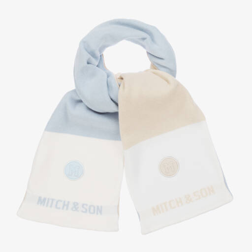Mitch & Son-Boys Dual-Tone Reversible Knit Scarf | Childrensalon Outlet