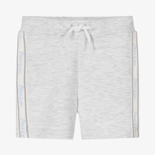 Mitch & Son-Boys Grey Cotton Jersey Shorts | Childrensalon Outlet