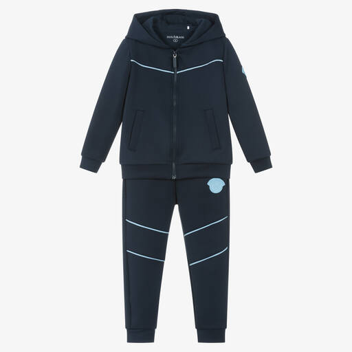 Mitch & Son-Синий спортивный костюм из хлопка | Childrensalon Outlet