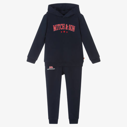 Mitch & Son-Синий спортивный костюм из хлопка | Childrensalon Outlet