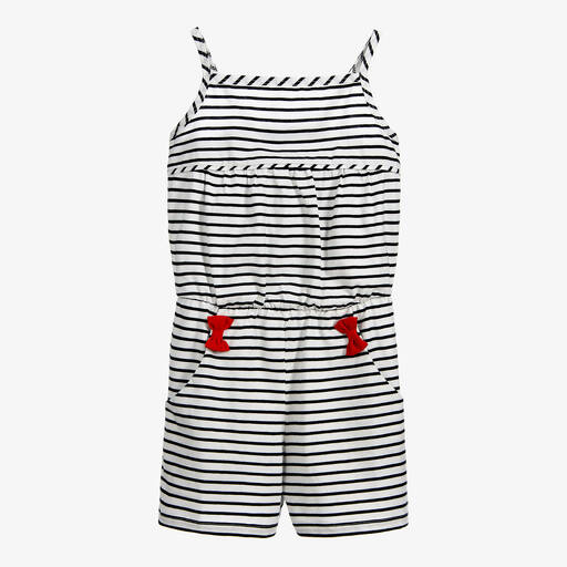 Mitty James-Navyblauer Playsuit mit Streifen | Childrensalon Outlet