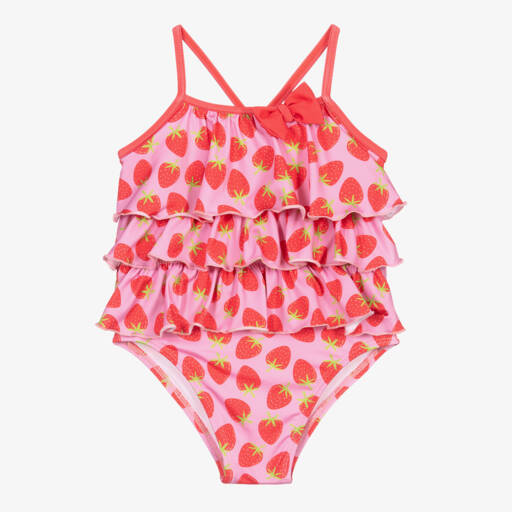Mitty James-Girls Sun-Kissed Strawberry Swimsuit | Childrensalon Outlet