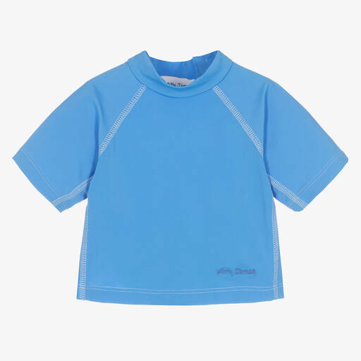 Mitty James-Mid-Blue Baby Swim T-Shirt (UPF 50+) | Childrensalon Outlet
