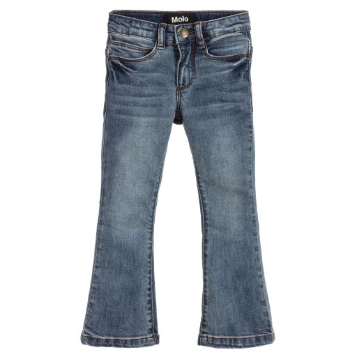 Molo-Blue Flared Slim-Fit Jeans | Childrensalon Outlet